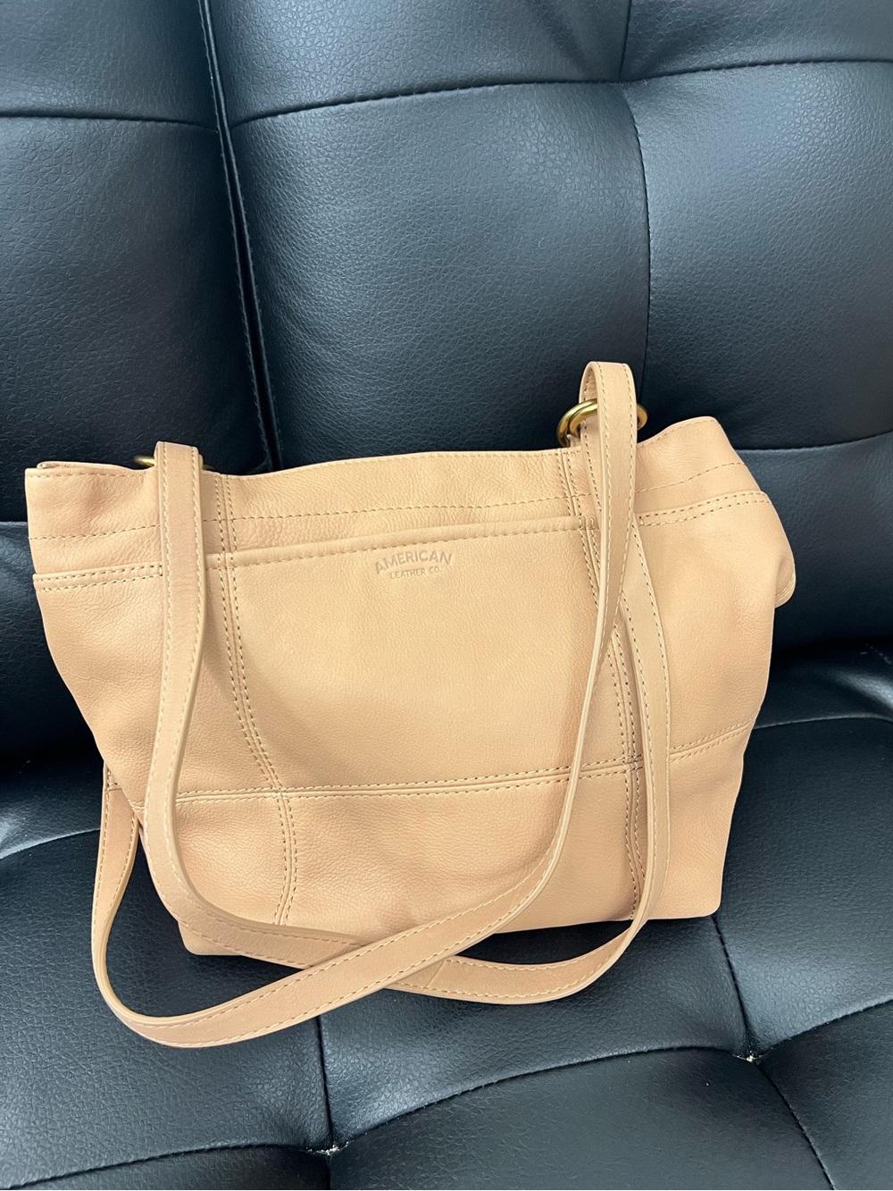 American Leather Co. Shoulder Bag, leather